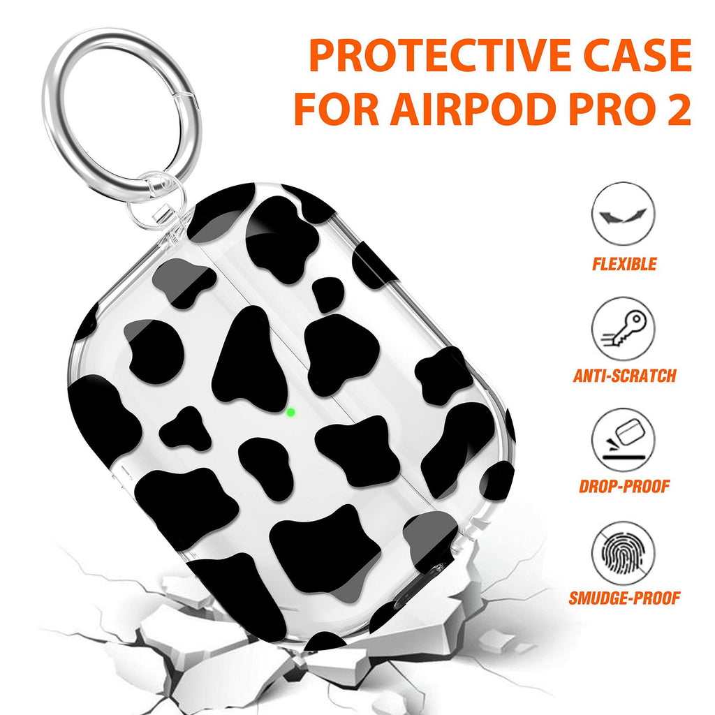 Maxjoy AirPods Pro Case 1st/2nd Gen Safety Lock Keychain Floral Cover