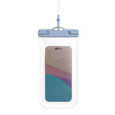 GEMS Waterproof Phone Pouch Blue Universal Size Cell Phone Dry Cover