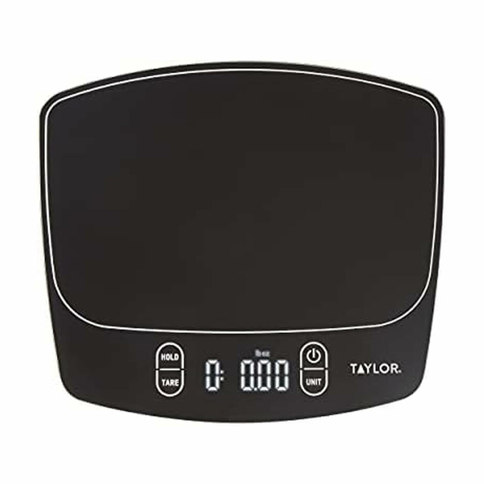 [Like New] Taylor Waterproof Digital Kitchen Scale 11lb Black