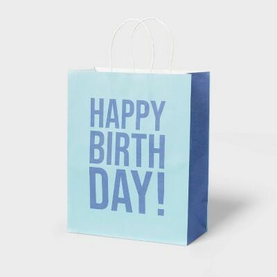 [Like New] Spritz Large Blue Happy Birthday Gift Bag