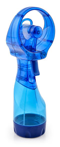 O2COOL Deluxe Handheld Battery Powered Water Misting Fan Blue