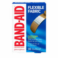 Band-Aid Flexible Fabric Adhesive Bandages All One Size 30 ct