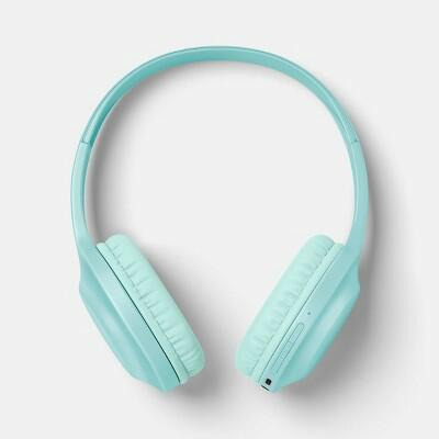 [Like New] Heyday Wireless Banded Headphones Built-In Mic Adjustable Headband Spring Teal