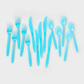 [Like New] Sun Squad™ Blue Disposable Flatware Sets 24ct