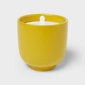 [Like New] Room Essentials 2-Wick Ceramic Jar Candle Yuzu Tonic 13.5oz Yellow