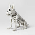 Hyde and EEK! Boutique 11" French Bulldog Skeleton Halloween Prop White