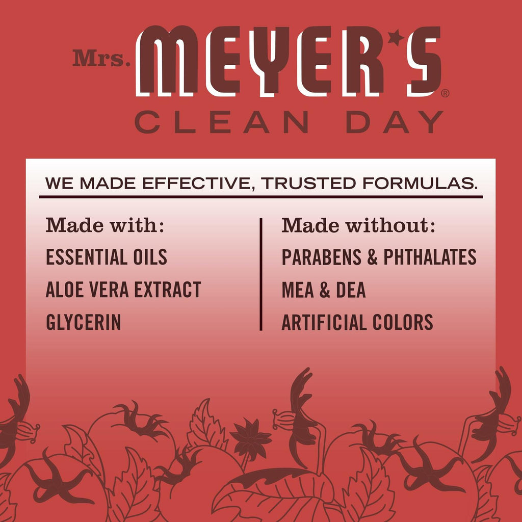 Mrs. MEYER'S CLEAN DAY Liquid Dish Soap Tomato Vine Scent 16oz Bottle
