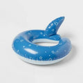 [Like New] Sun Squad Split Ring Float Fish Tail Blue Pool Inner Tube Kids
