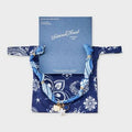 Universal Thread Bandana Print Necklace & Pouch Light Blue