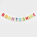 Pride Born To Shine Fringe Decorative Wall Garland 72" Party