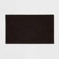 Threshold™ Antimicrobial Cotton Jacquard Bath Rug 20x34 Black