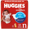 [Like New] HUGGIES Little Snugglers Baby Diapers White 31 Count Size Newborn
