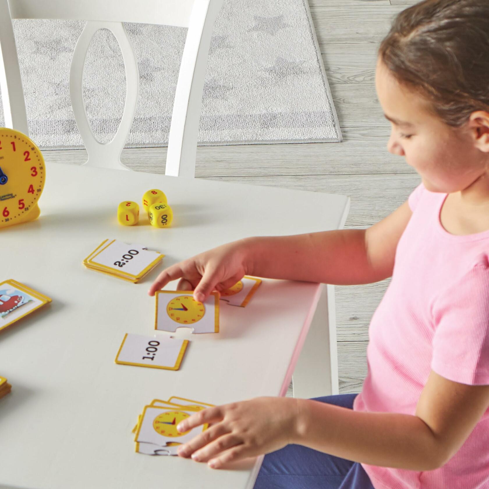 Learning Resources Time Activity Set 41 Pieces Ages 5+ Teaching Clock Montessori