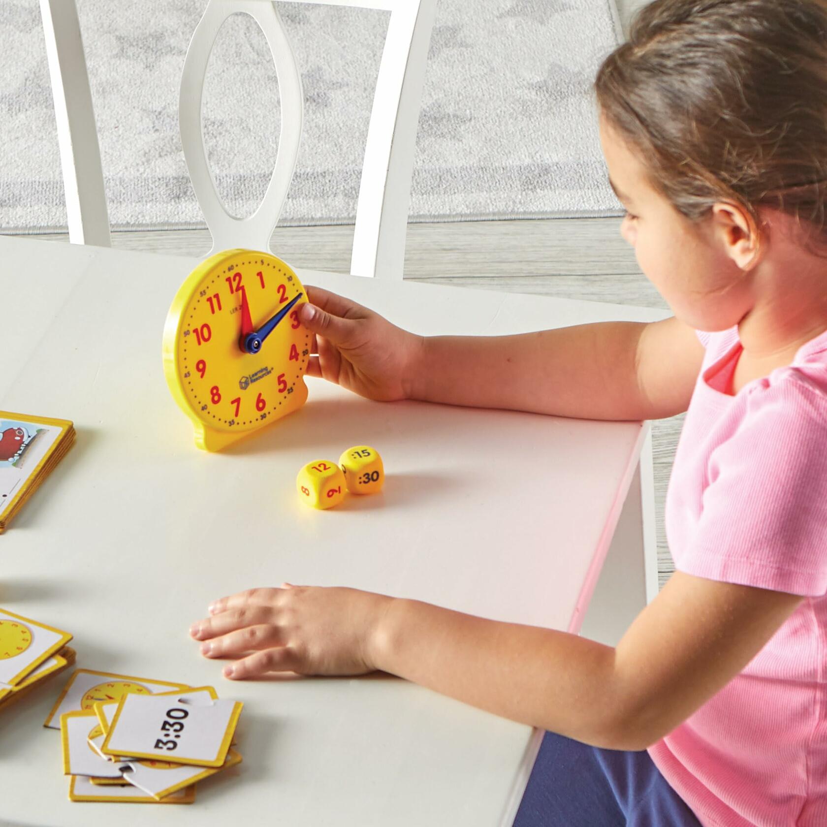 Learning Resources Time Activity Set 41 Pieces Ages 5+ Teaching Clock Montessori