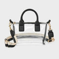 Universal Thread Foundational Mini Tote Handbag Black/Clear TPU Double Handle