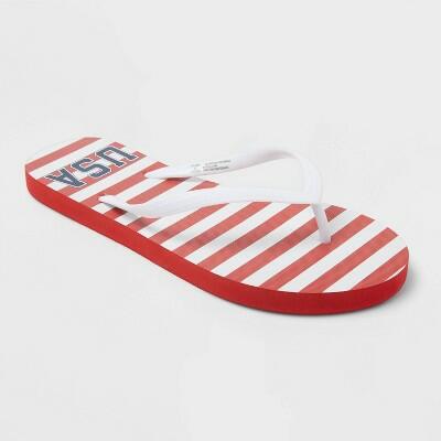 Shade & Shore Women's Sydney Americana Flip Flops 9