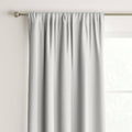 [Like New] Room Essentials 42x84in Heathered White Room Darkening Curtain Panel