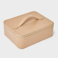 A New Day Travel Jewelry Box Brown with Mini Organizer Zip-Around