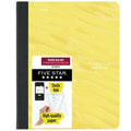 Five Star Active Comp Book Wide Ruled Yellow 80ct