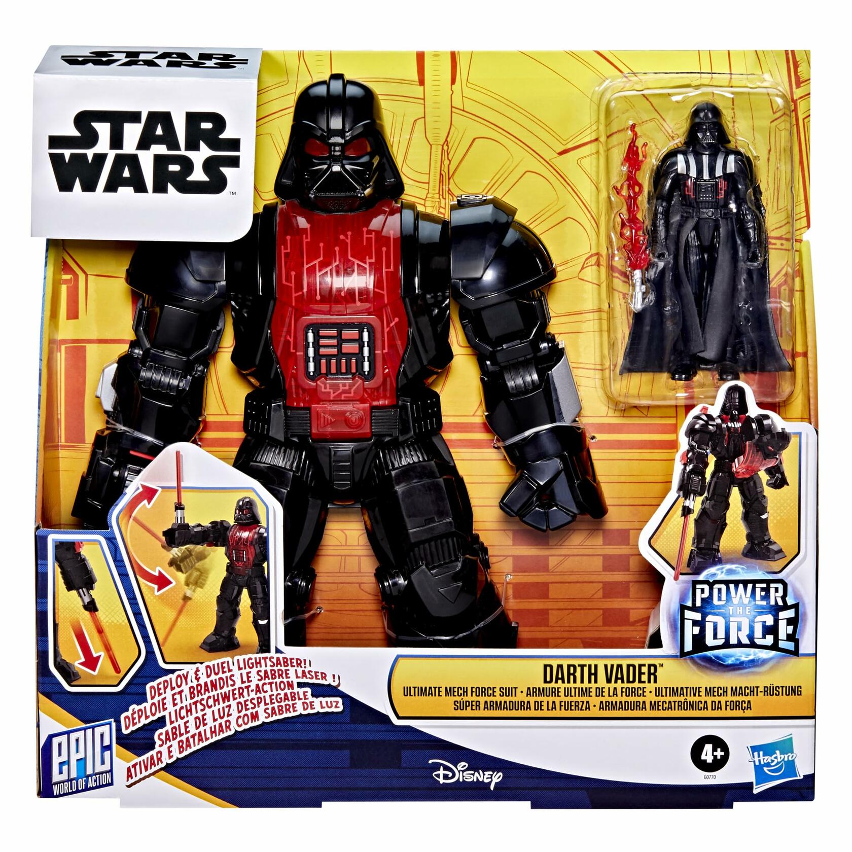 STAR WARS Darth Vader Ultimate Mech Force Suit 11in & 4in Figures