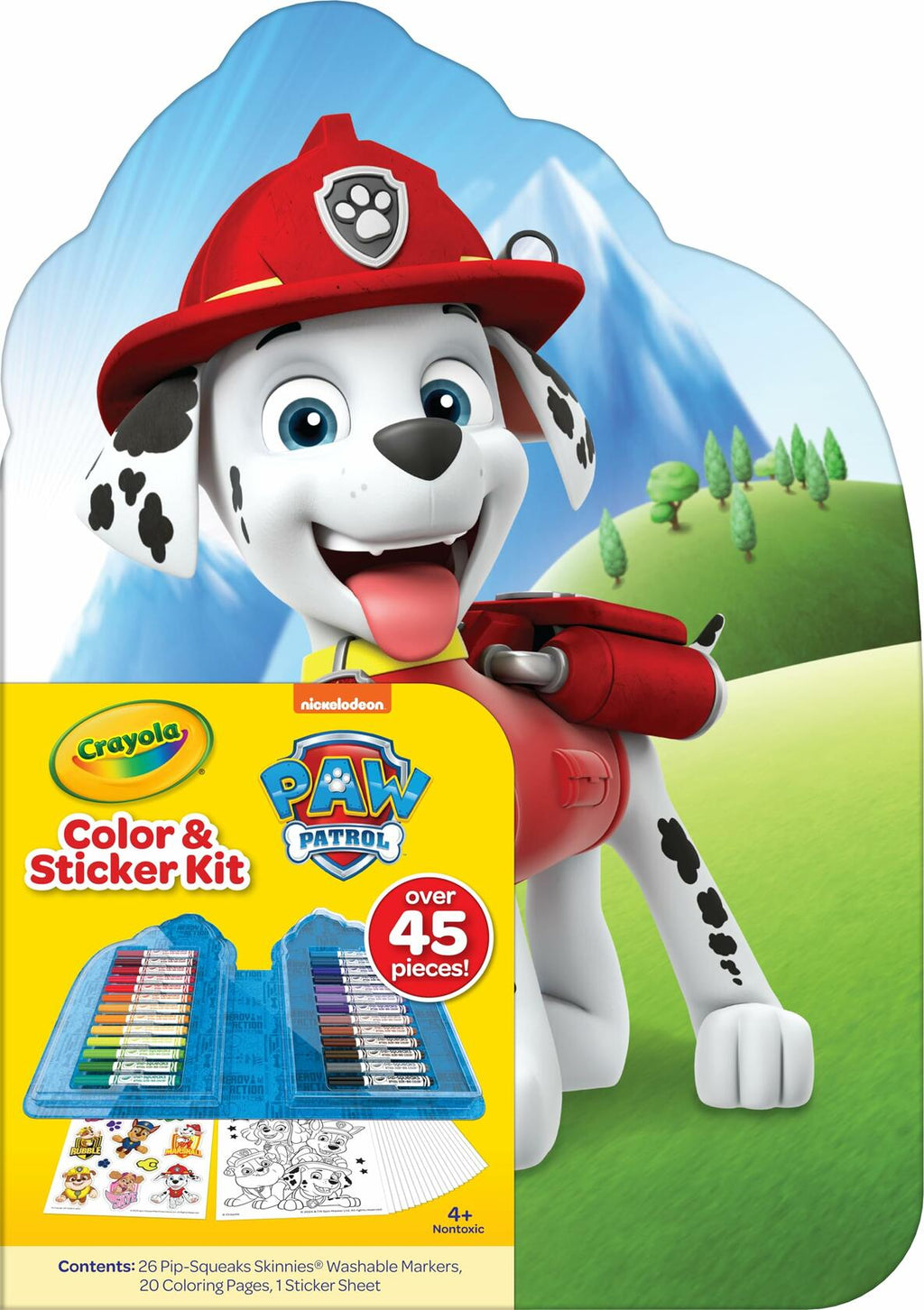 Crayola Paw Patrol Art Kit Creative Drawing and Coloring Set for Kids