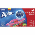 Ziploc Double Zipper Storage Bags Clear Plastic 0.6 lbs Size 2.5