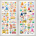 Kentucky Derby Party Decorations Rose Trophy Telescope Stickers 9 Sheets