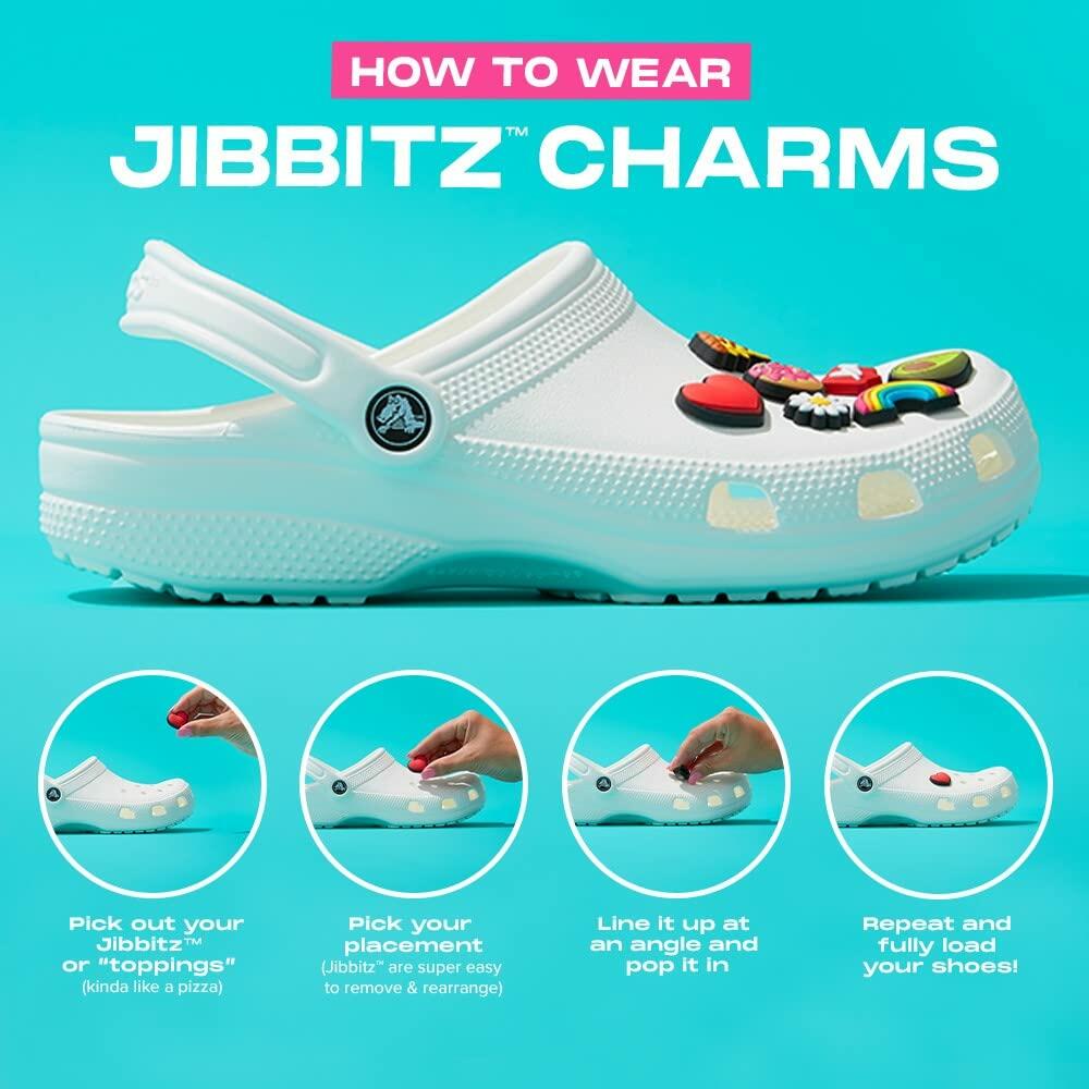 Crocs Jibbitz 5-Pack Trendy Shoe Charms Spacey Girl One Size
