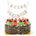Cobee 2 Pcs Happy Birthday Banner Pull Flag Hanging Flags Party Decor Style B