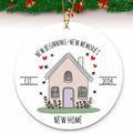 New Home Ornament 2024 First Christmas Housewarming Gift for Couples