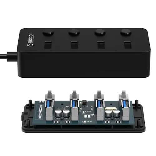 ORICO Splitter 4-Port USB 3.0 Faceup Design Hub