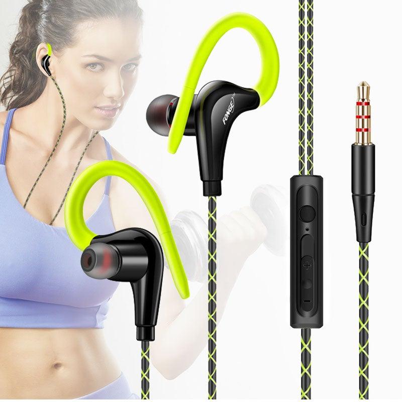 Original Sports Earphone Bluetooth Earphones with Charging case for Sport, Running, Workout Super Bass Headphones Sweatproof Running Headset With Mic Ear Hook