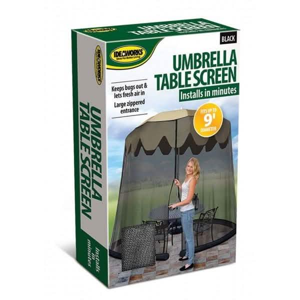 Outdoor 9-Foot Umbrella Table Screen