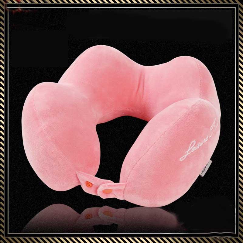 Outdoor Neck Support Pillow Headrest Travel Folding Slow Rebound Journey Trip Cushion Memory Foam Travel Pillow Neck Pillow, Ideal for Airplane Travel Comfortable Lightweight Improved Support Design Machine Washable Cover Must Have Travel Accessories