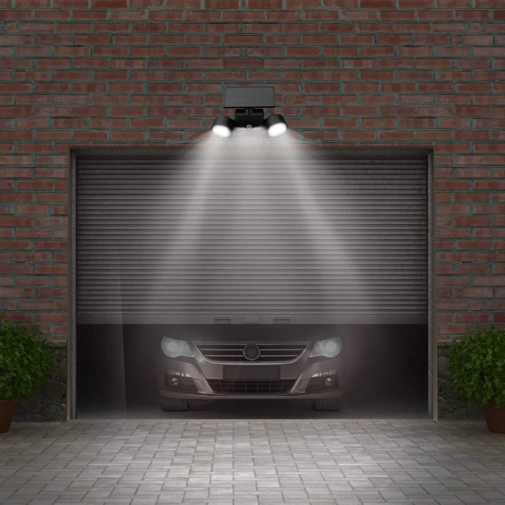 Outdoor PIR Motion Sensor Dusk To Dawn Solar Wall Lamps IP65 Waterproof