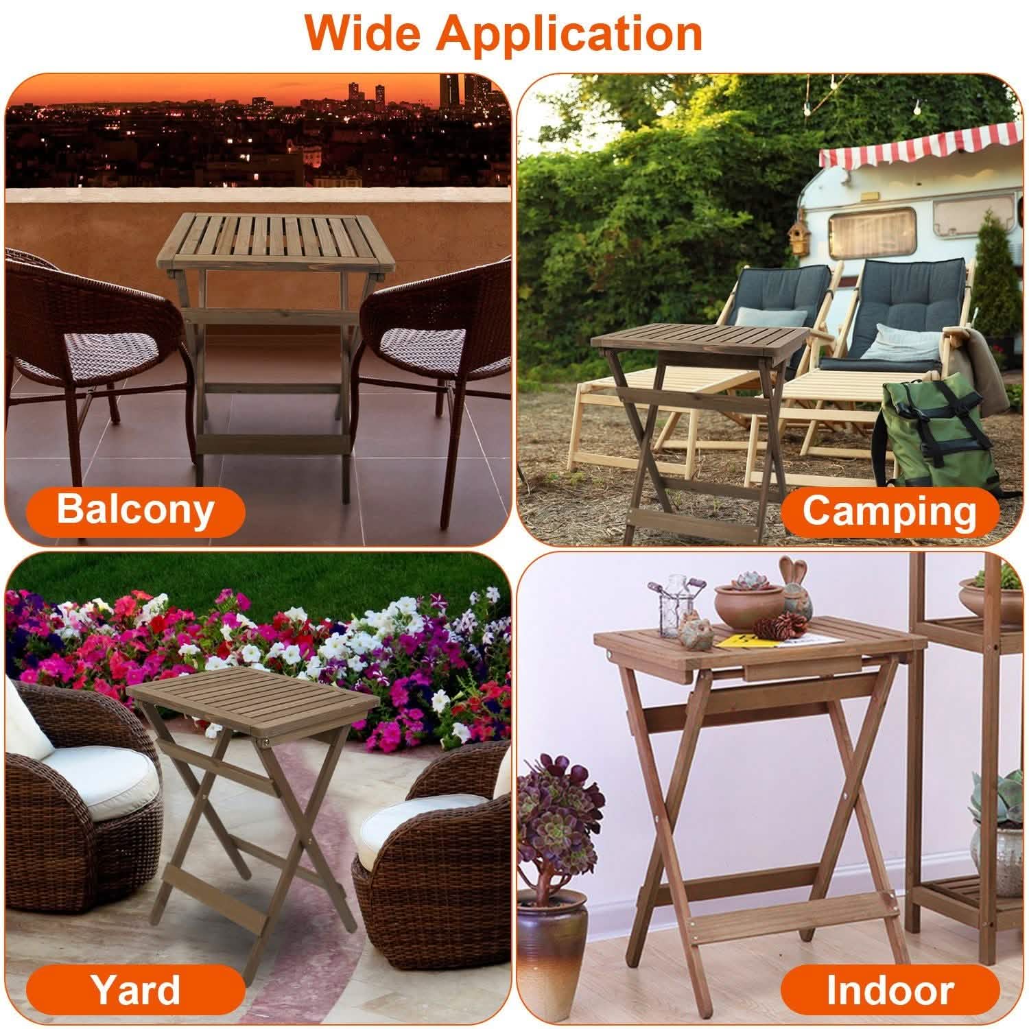 Outdoor Side Table Portable Folding Table