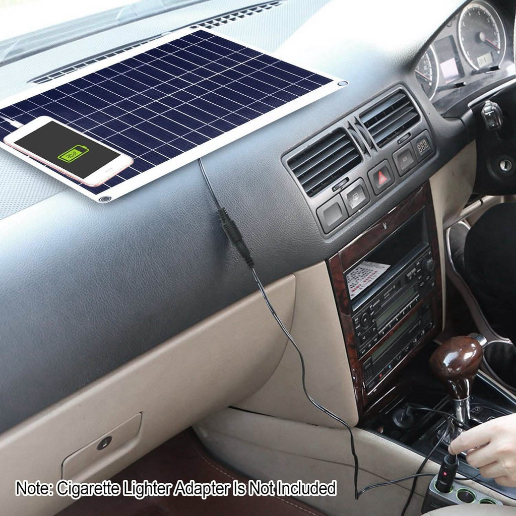 Outdoor Solar Panel 12V 25W Car Battery Charger