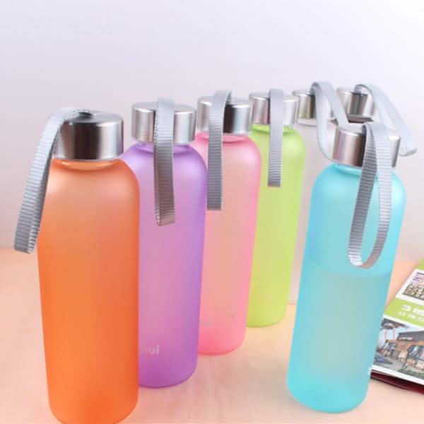 Outdoor Sports Portable Frosted Water Bottle
