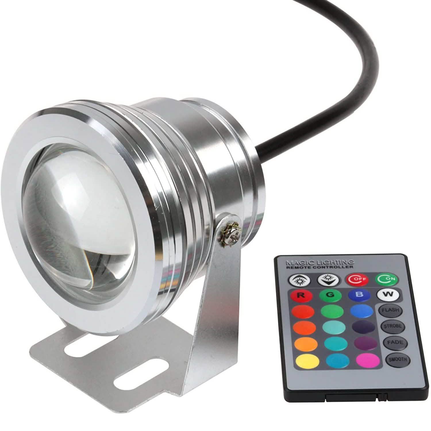 Outdoor Submersible Lights Remote-Controlled RGB 12 V LED Beads