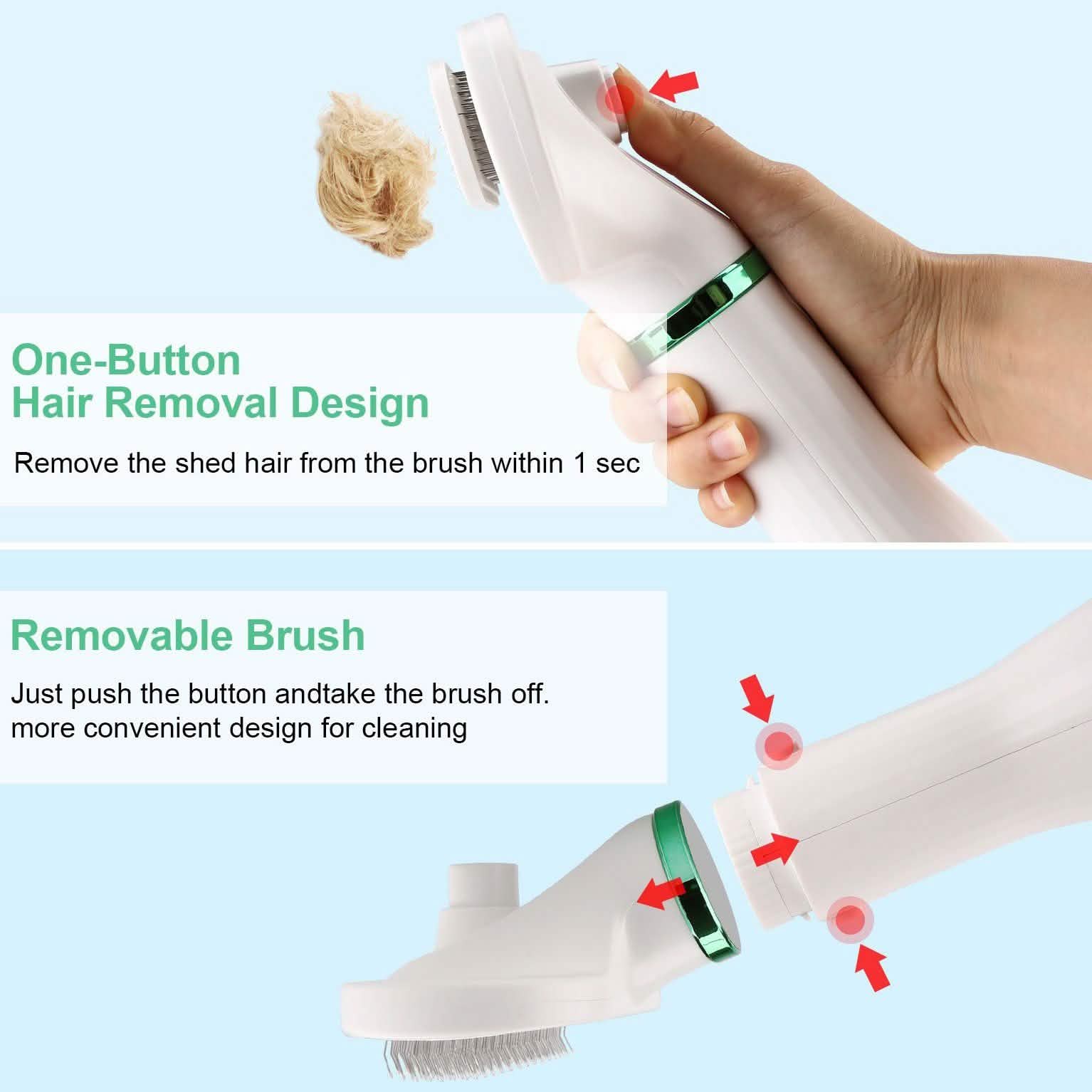 Ownpets 2-in-1 Pet Hair Dryer Portable