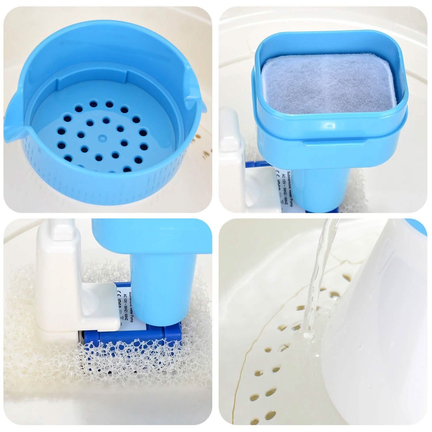 Ownpets® Pets Drinking Fountain Active Oxygen Cycle Two Drinking Area 3L