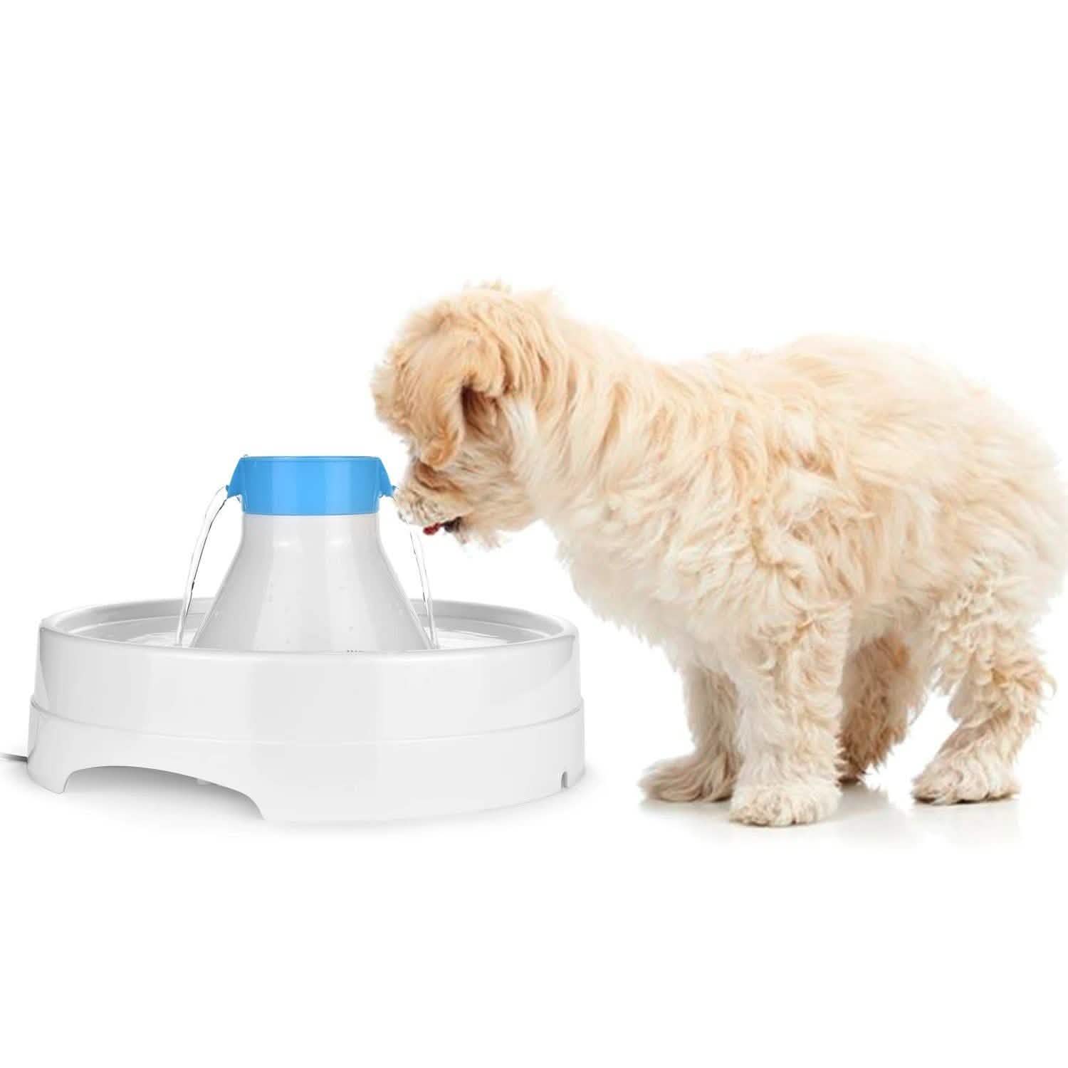 Ownpets® Pets Drinking Fountain Active Oxygen Cycle Two Drinking Area 3L