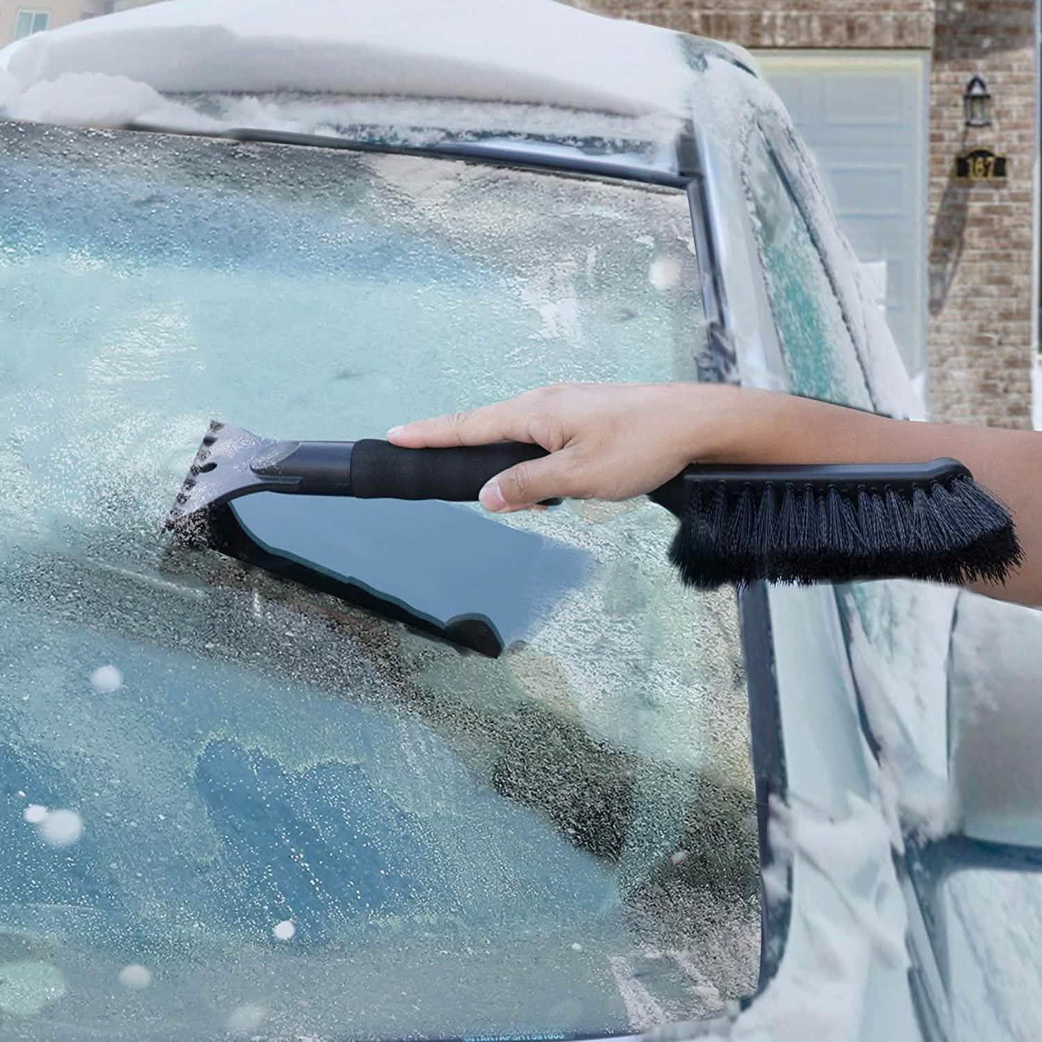 OxGord 2-in-1 Ice Scraper & Snow Brush