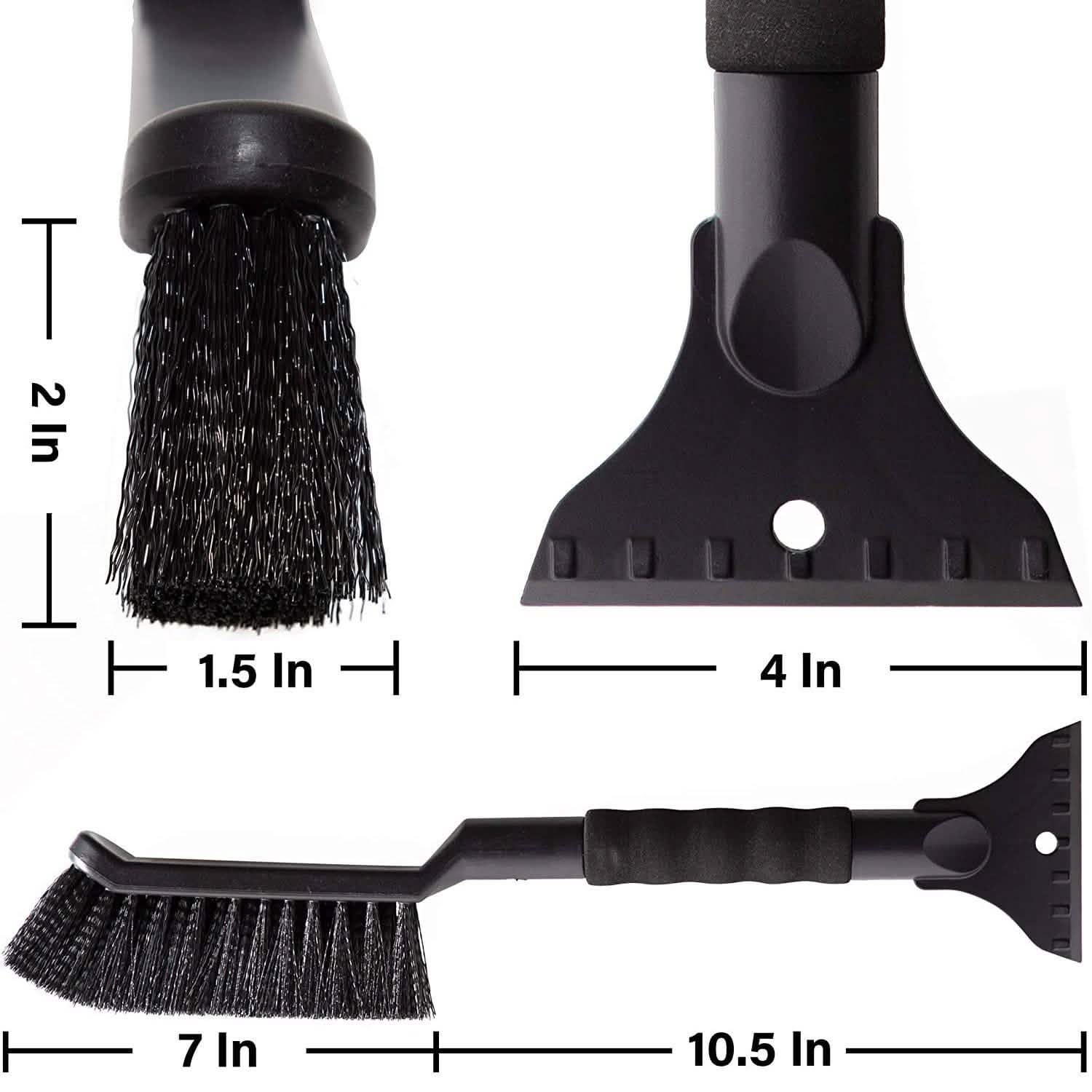 OxGord 2-in-1 Ice Scraper & Snow Brush