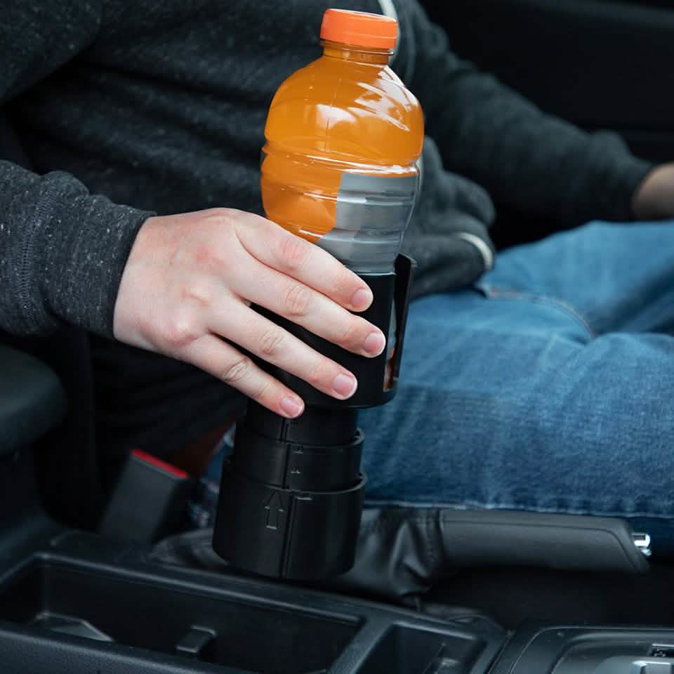 OxGord Car Cup Holder Expander Organizer with Adjustable Base