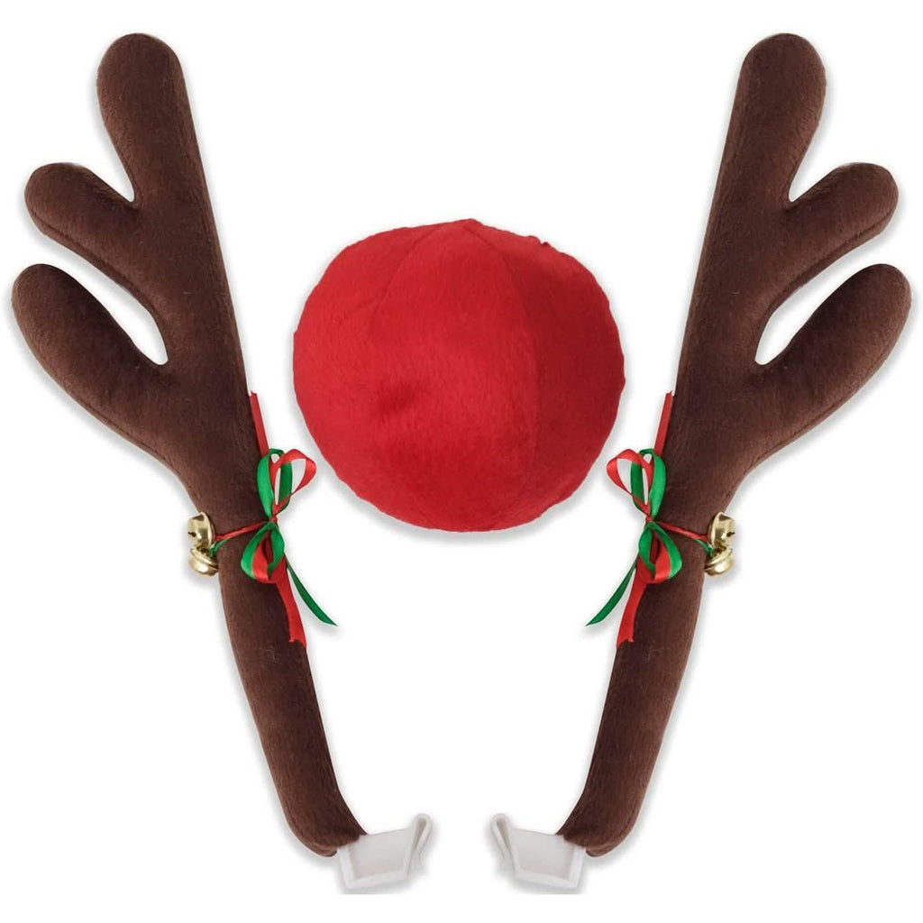 OxGord Car Reindeer Antlers & Nose Christmas Costume