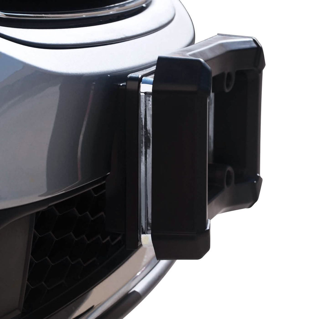 OxGord Front Car Bumper Guard Protector- Complete Durable Coverage - License Plate Frame Holder