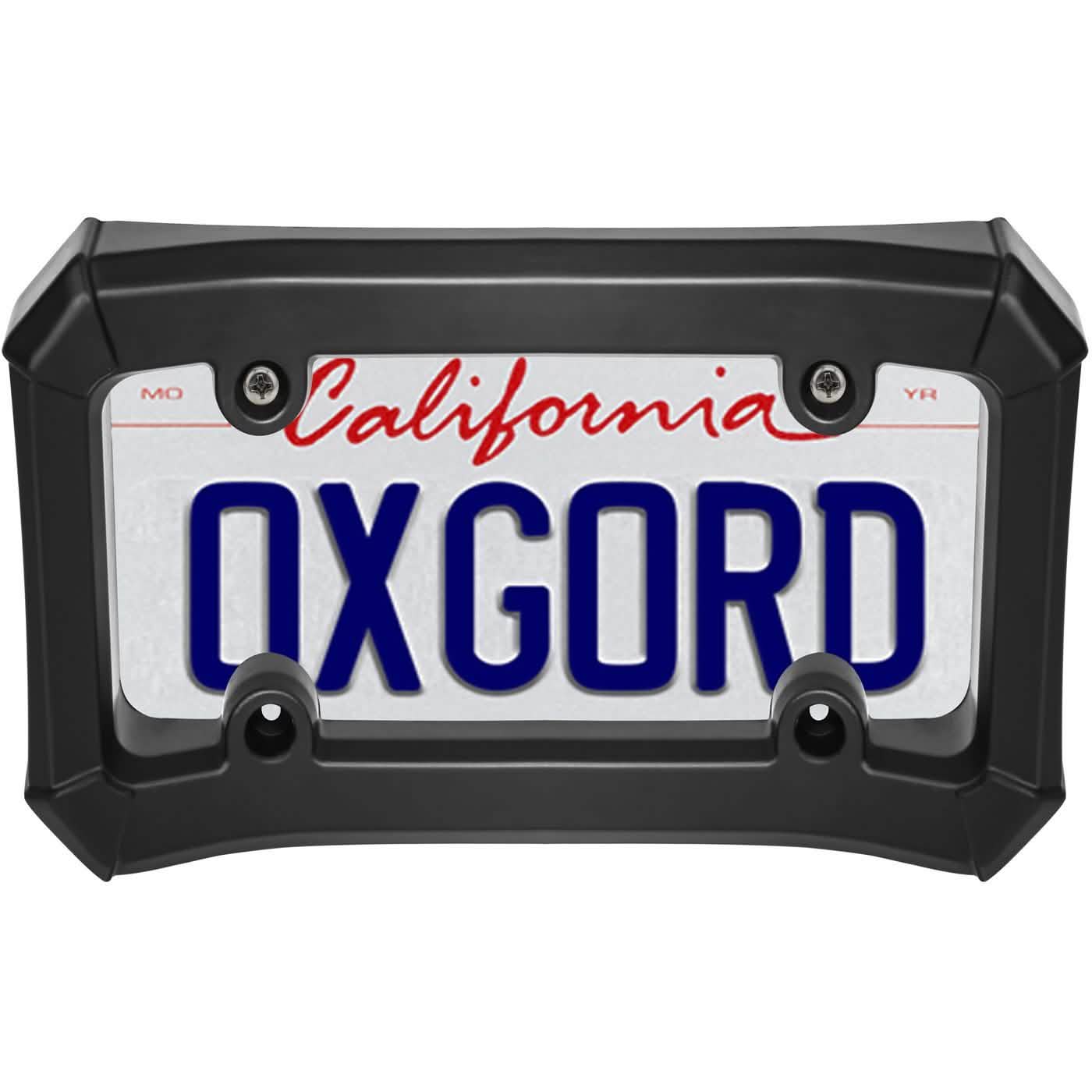 OxGord Front Car Bumper Guard Protector- Complete Durable Coverage - License Plate Frame Holder