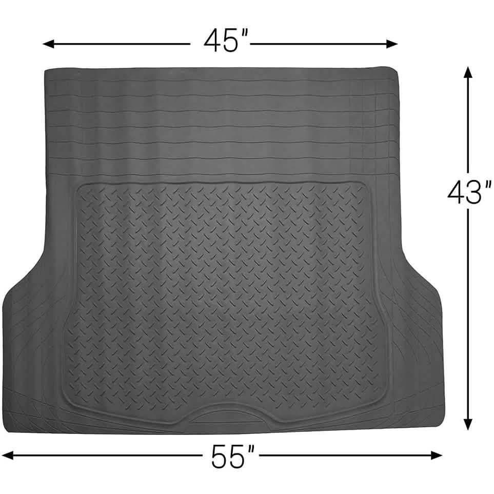 OxGord WeatherShield HD Rubber Trunk Cargo Liner Floor Mat