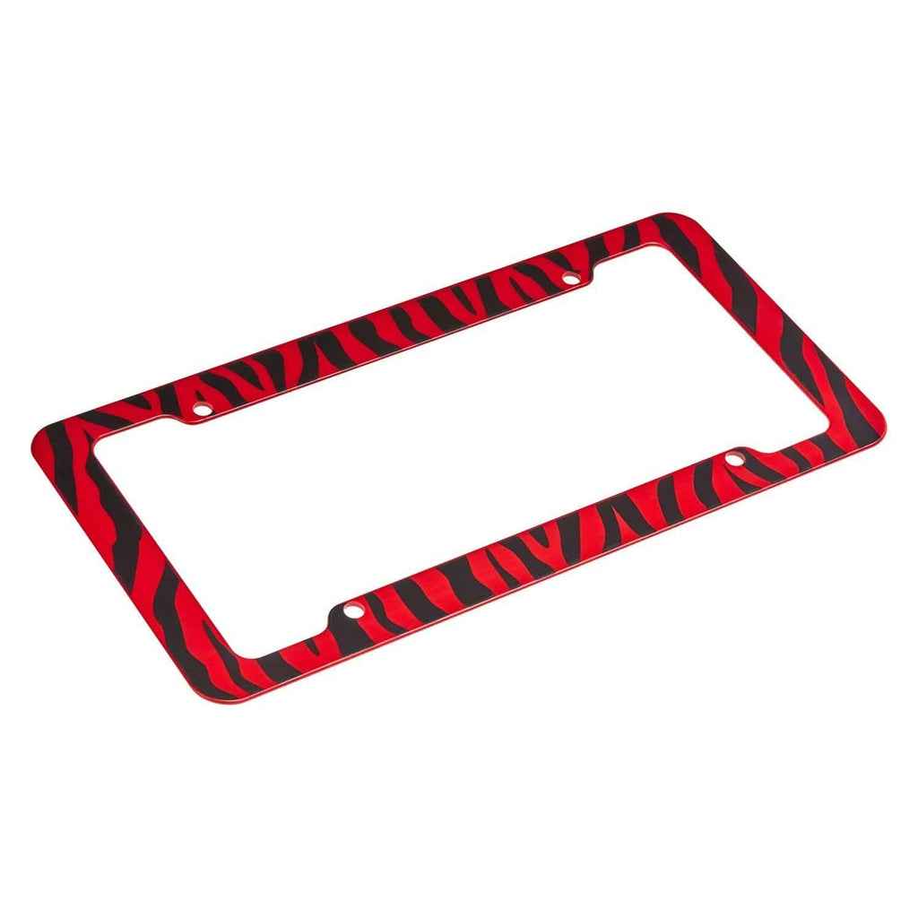 OxGord Zebra License Plate Frame